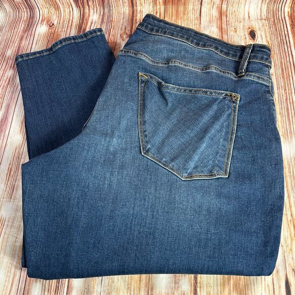 Vigoss THOMPSON TOMBOY Size 20W High Rise Ankle Straight Jeans Denim Pants 38x28 - Picture 12 of 12